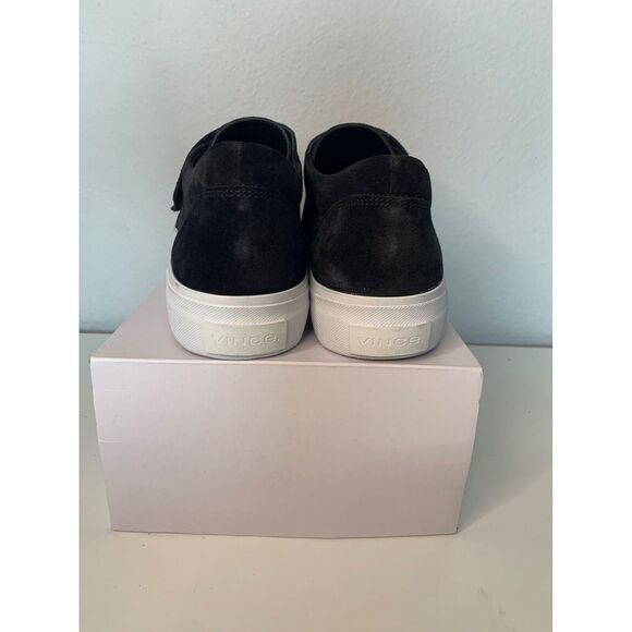 Vince Black Suede Slip on Sneaker - Picture 3 of 7